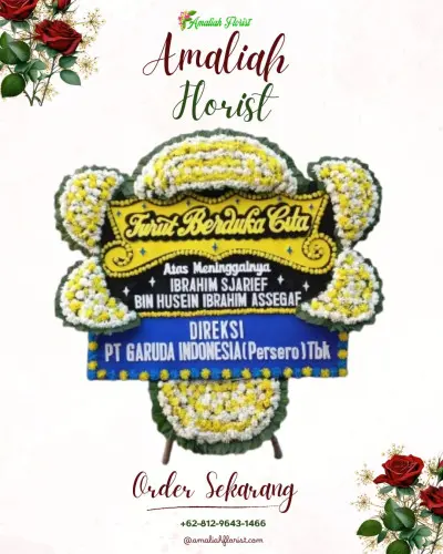 Papan Bunga Duka di Hamdan