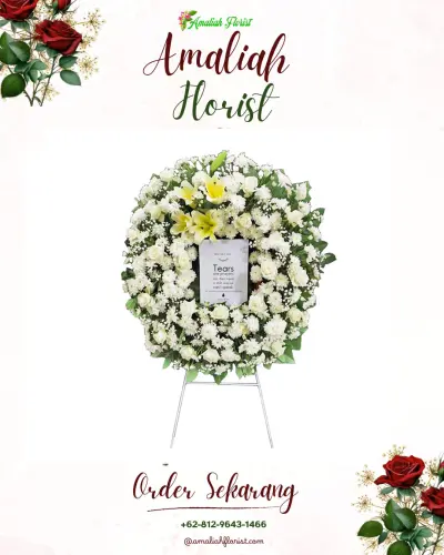 Krans Bunga Duka Cita di Hamdan